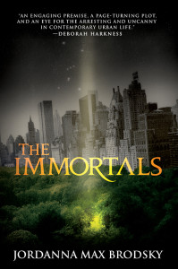 US Cover for THE IMMORTALS by Jordanna Max Brodsky from Orbit Books