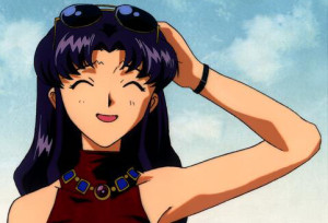 Misato Katsuragi in Neon Genesis Evangelion