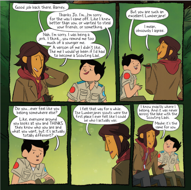 Panel from Lumberjanes #17.