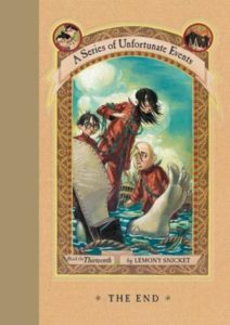 A Series of Unfortunate Events Book 13 The End cover by Lemony Snicket Daniel Handler