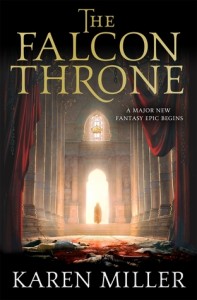 Cover of The Falcon Throne by Karen Miller