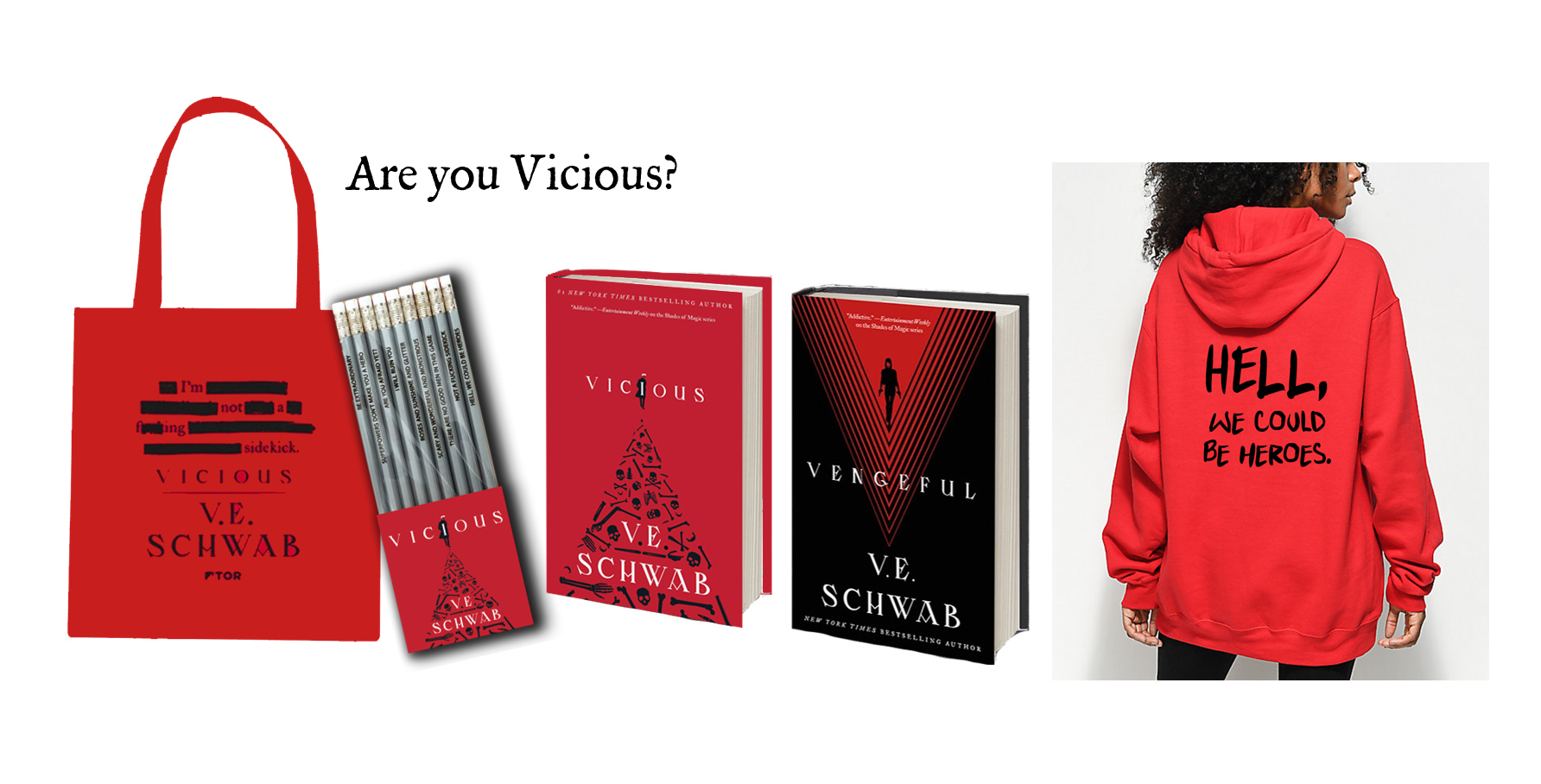 Are you VICIOUS or VENGEFUL? Enter to win a #VillainsSeries prize pack from Tor Books