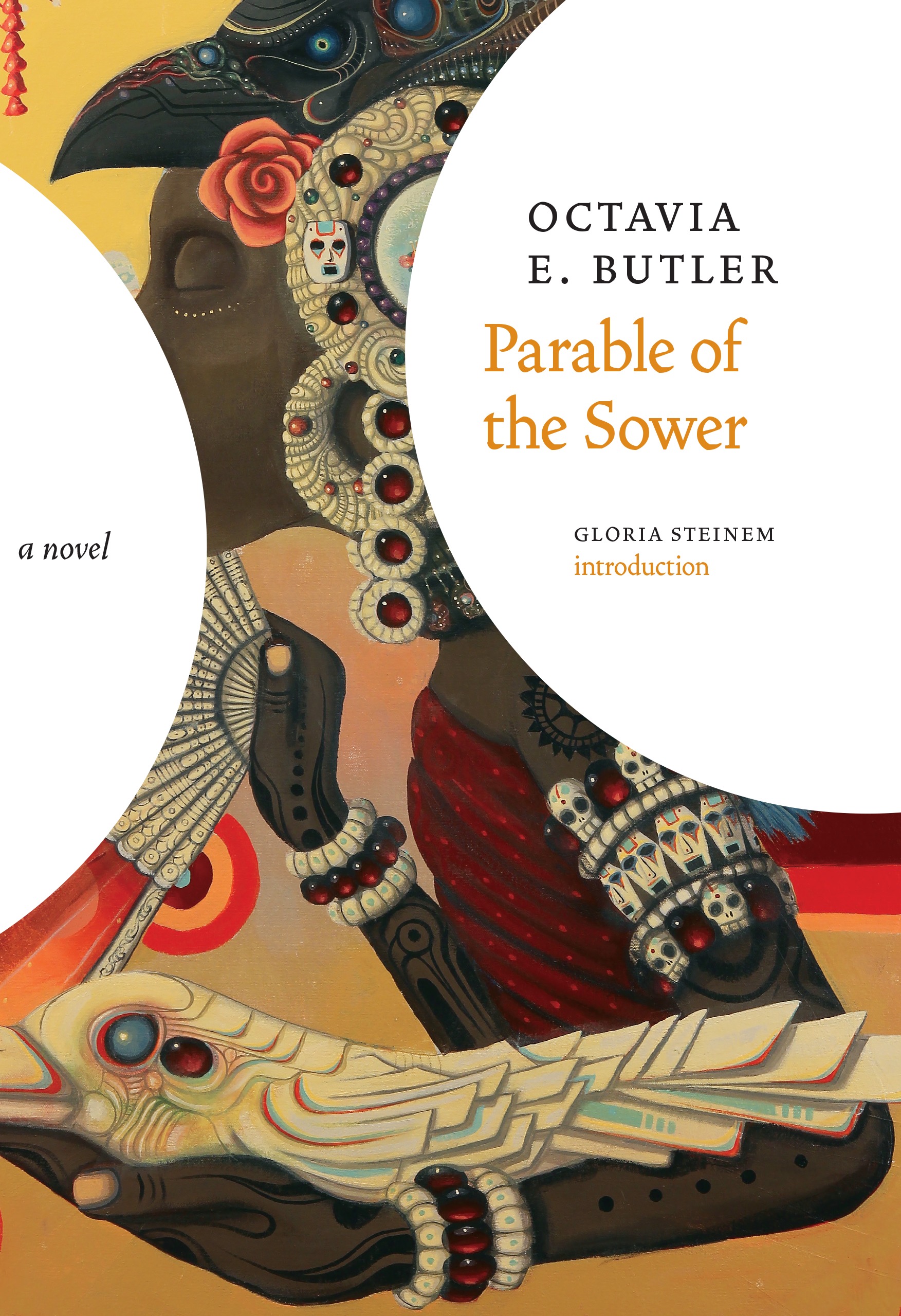 Book cover for Octavia Butler's Parable of the Sower 2017 edition Seven Stories Press